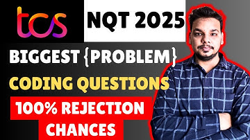 Biggest Problems in TCS NQT 2025 Coding | TCS Input , Output and Compiler Issues | TCS NQT Hiring
