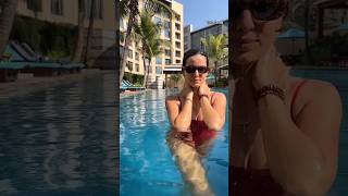 Hardik Pandya Ex Wife Natasa Stankovic Enjoying Pool
