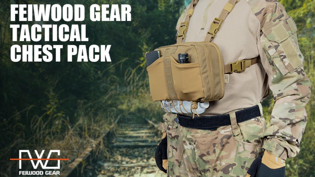 FEIWOOD GEAR Tactical Chest Pack - YouTube