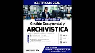 📂 𝗖𝗨𝗥𝗦𝗢: GESTIÓN DOCUMENTAL Y ARCHIVÍSTICA