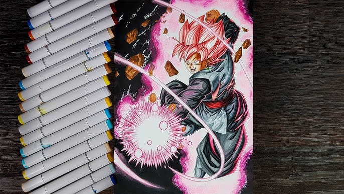 Goku Black SSJ rosé - Desenho de buiatchakaaa - Gartic