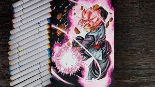 Drawing Goku Black Super Saiyan Rosé Fierce Deity