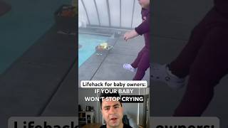 Lifehack for crying babies 👶