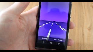 Retro Road Premium 80s style arcade racer live wallpaper for Android - Aron Alliston screenshot 2