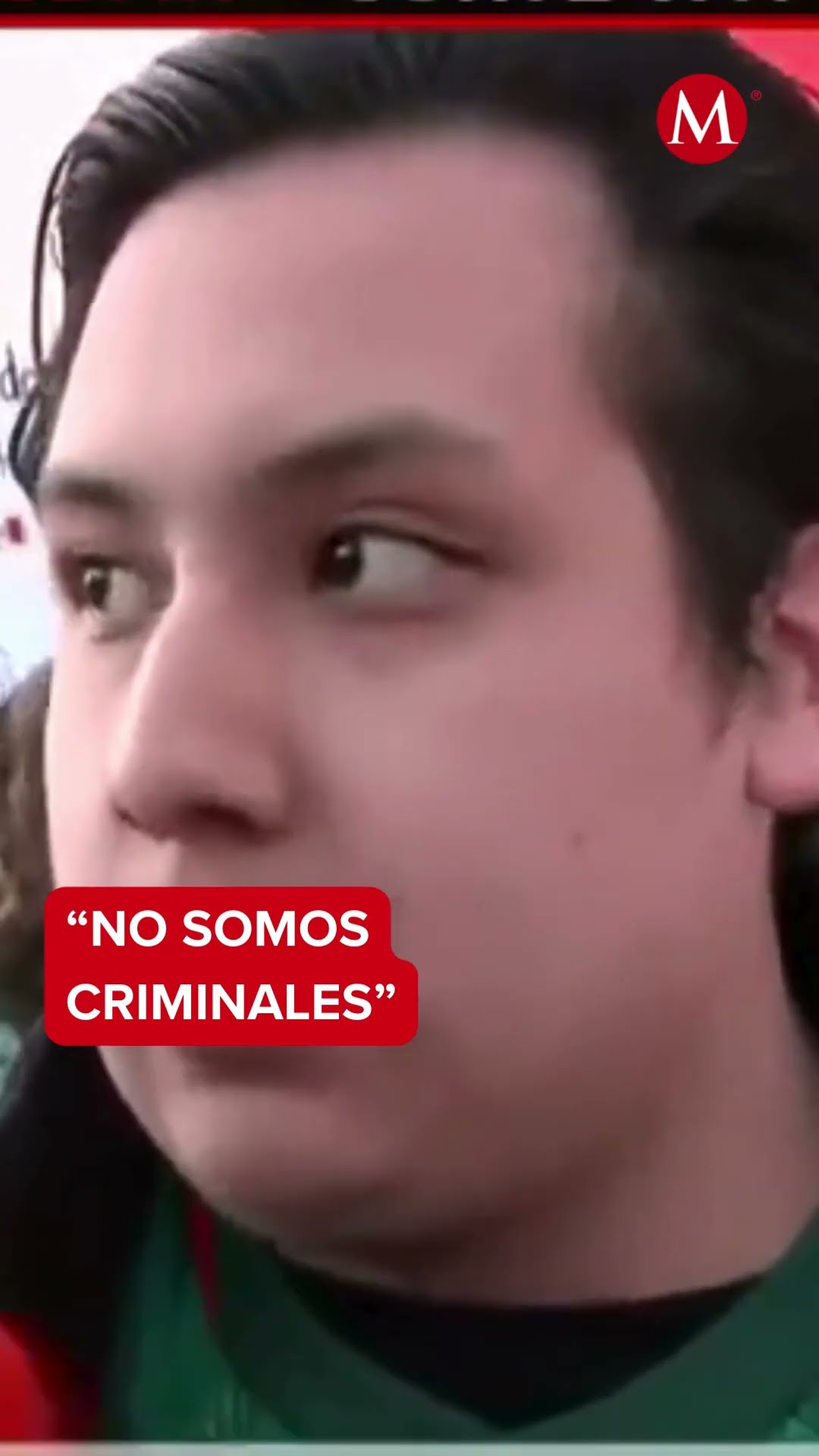 ¡No somos criminales!: Hijo de migrantes mexicanos protesta contraTrump