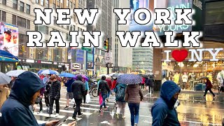 Long RAINY DAYS in New York City, Heavy Rain Walk by Walk Ride Fly 8,960 views 2 months ago 1 hour