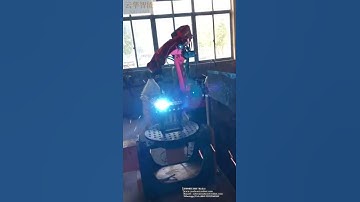 a 1450mm welding robot and a two-axis positioner for MAG welding