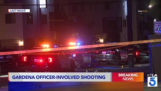 Man who opened fire at officers killed during traffic stop in Gardena