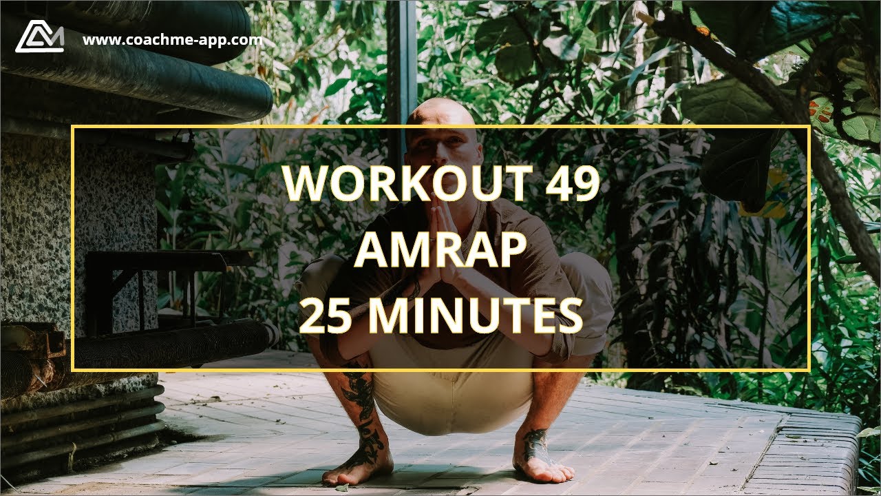 Workout 49 - AMRAP : 25 minutes - YouTube