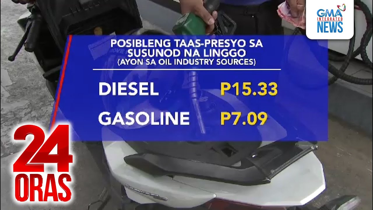 Taas-presyo sa kada litro ng diesel sa susunod na linggo, posibleng umabot sa mahigit... | 24 Oras