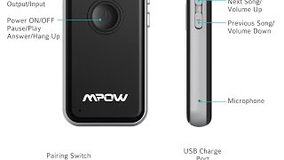 deadlock forening Problemer Mpow Bluetooth 4.1 Transmitter/Receiver, 2-in-1 Wireless Audio Adapter -  YouTube