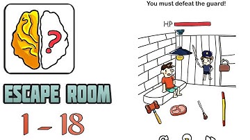 BRAIN OUT - escape room ALL SOLUTIONS levels 1 - 18 can you pass it?