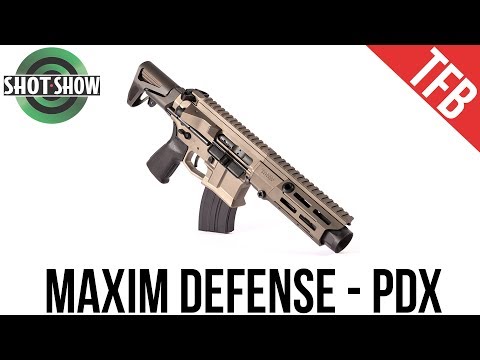 [SHOT Show 2019] Maxim Defense's New PDX SBR / Pistol
