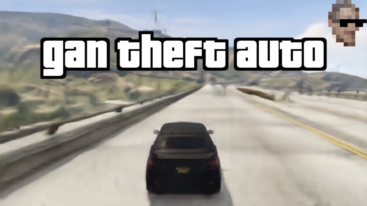 Playing a Neural Network's version of GTA V: GAN Theft Auto