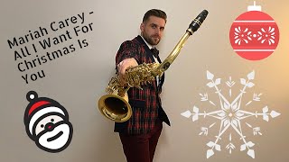 Mariah Carey - All I Want For Christmas [sax cover] by Jordanas Narkus