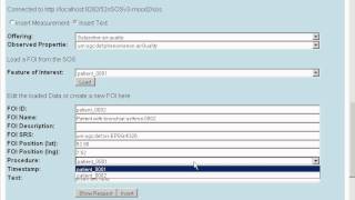 Demo of the WebFeeder for the OGC Sensor Observation Service