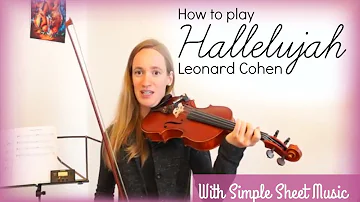 Hallelujah - Leonard Cohen (how to play) | Easy Violin Tutorial