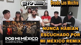 (REACCIÓN)Por Mi Mexico Remix 🇲🇽 - Lefty SM, Santa Fe Klan, Dharius, C-Kan, MC Davo & Neto Peña