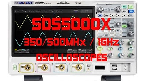 SIGLENT SDS5000X Oscilloscopes from Saelig - Features