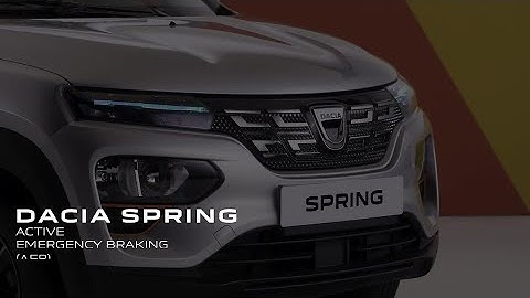 ACTIVE EMERGENCY BRAKING (AEB)