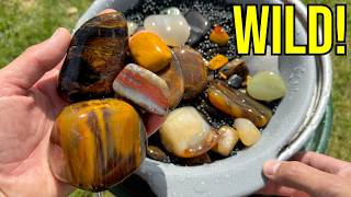 What Happens To River Gemstones After MONTHS In A Rock Tumbler?