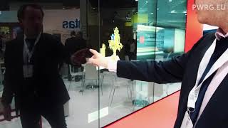 Multitaction i wall presentation Dusseldorf Wire & Tube.