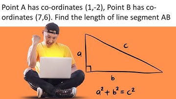 Finding the Length of a line segment, given the two endpoints, using Pythagoras Theorem