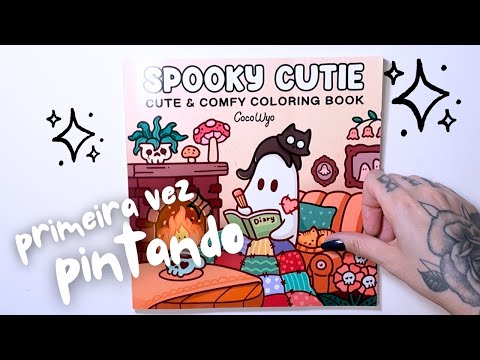 O LIVRO QUE VAI SUBSTITUIR BOBBIE GOODS E GIRL MOMENTS - PINTANDO SPOOKIE CUTIE PELA PRIMEIRA VEZ
