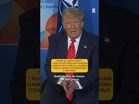 Trump I Raid Sui Siti Nucleari Iraniani Hanno Posto Fine Alla Guerra