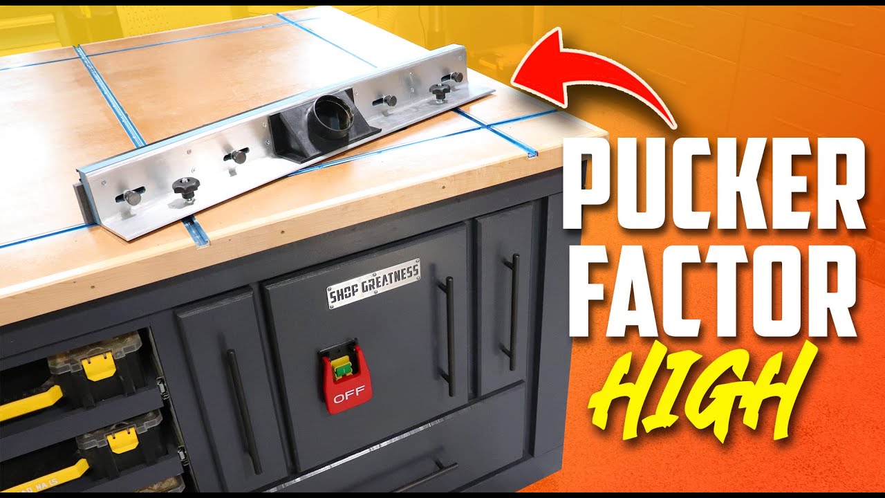 Not sure I would do this again // Custom Aluminum Router Fence - YouTube