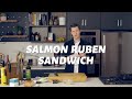 Salmon Ruben Sandwich