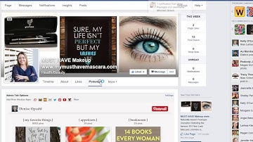 Adding a Pinterest Button to your FB business page