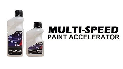MULTI SPEED Accelerator speed up your drying times