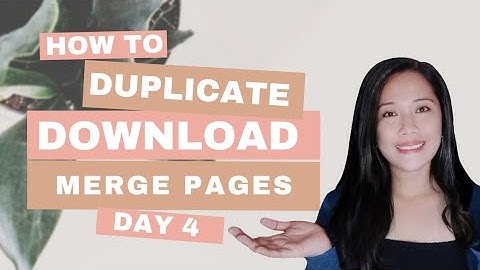 Duplicate Download and Merge Interior Pages / Amazon KDP Canva and ILovePDF/ Day 4
