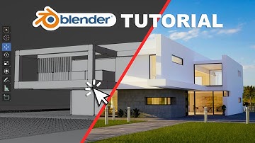 Modern House in Blender - Part 1 First Floor