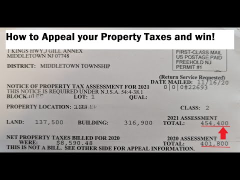 How to appeal your Property Taxes in NJ