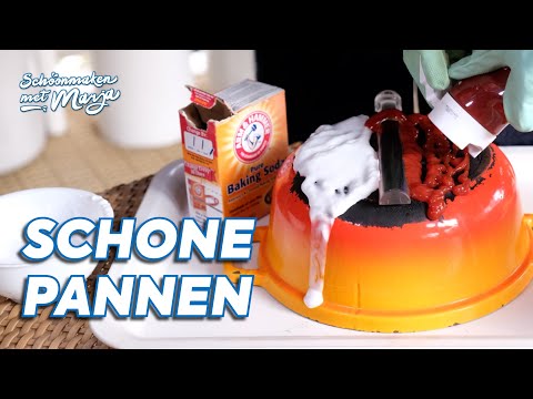 YouTube schoonmaak hacks: Panbodems schoonmaken met ketchup 🍅 Schoonmaken met Marja Middeldorp