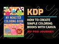 How To Create A Simple Coloring Book For KDP With Canva - Increase KDP Sales With Coloring Books