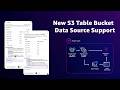 Amazon Quick now supports S3 table bucket as a data source