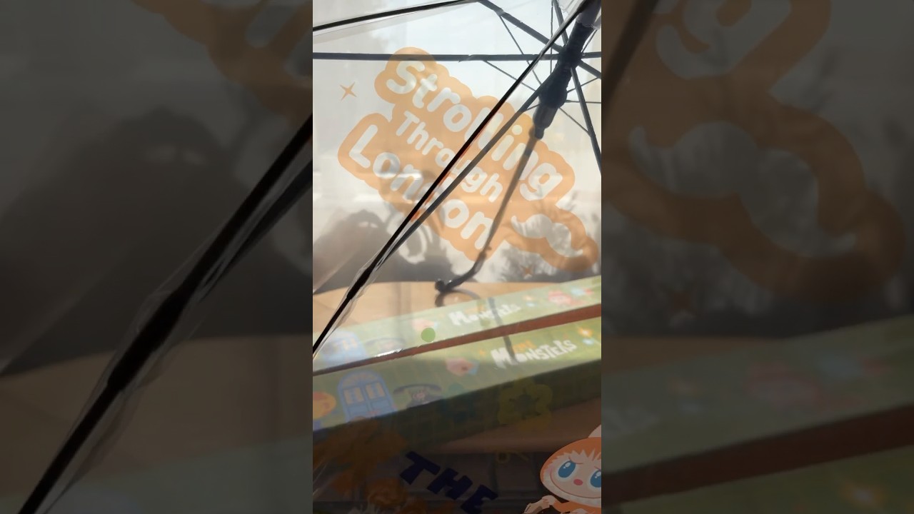 Popmart Limited Edition The Monsters umbrella. Freebie from Springtime Art Trail Event. 