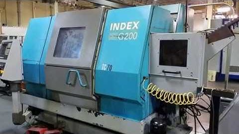 SOLD: Index G200 CNC Lathes 2002