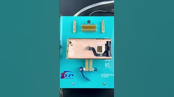 The third step of repairing the curved LCD; Mate40proLCD separation