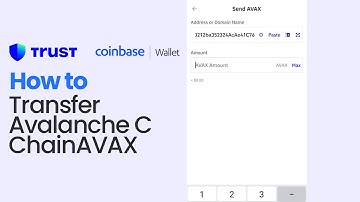 How to Transfer/send Avalanche C ChainAVAX from Trust Wallet to Coinbase Wallet