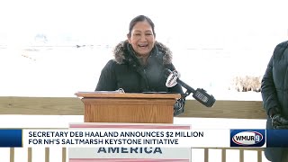 Interior secretary announces $2M to help protect New Hampshire salt marshes