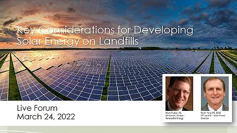 Feasibility and Siting Solar on Landfills