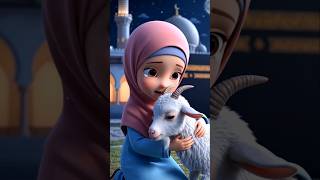 🐐 Bakra Eid Aa Rahi Hai | Choti Bacchi Aur Uska Pyara Bakra ❤️#eidmubarak #muslimkids #islamicvideo