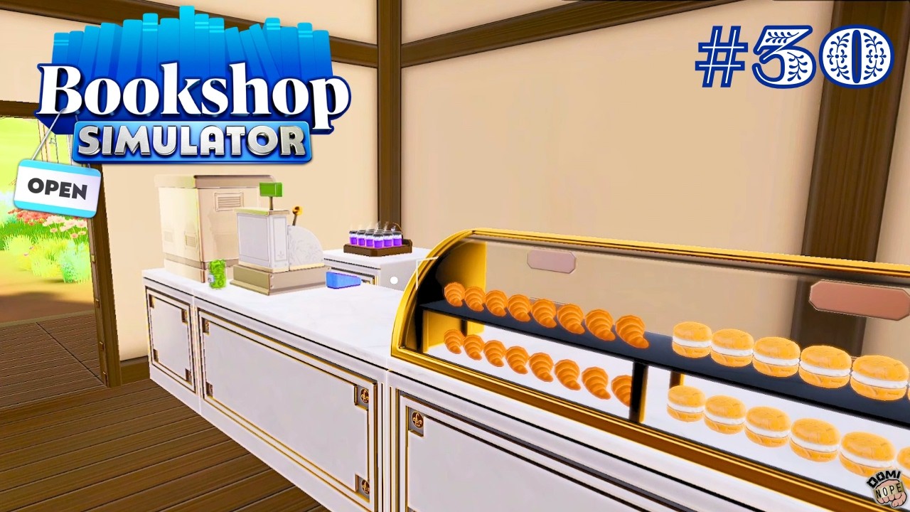 Café-Erweiterung & Kaffeebecherhalter ☕️ 📚 #30 | Bookshop Simulator | Live Let’s Play