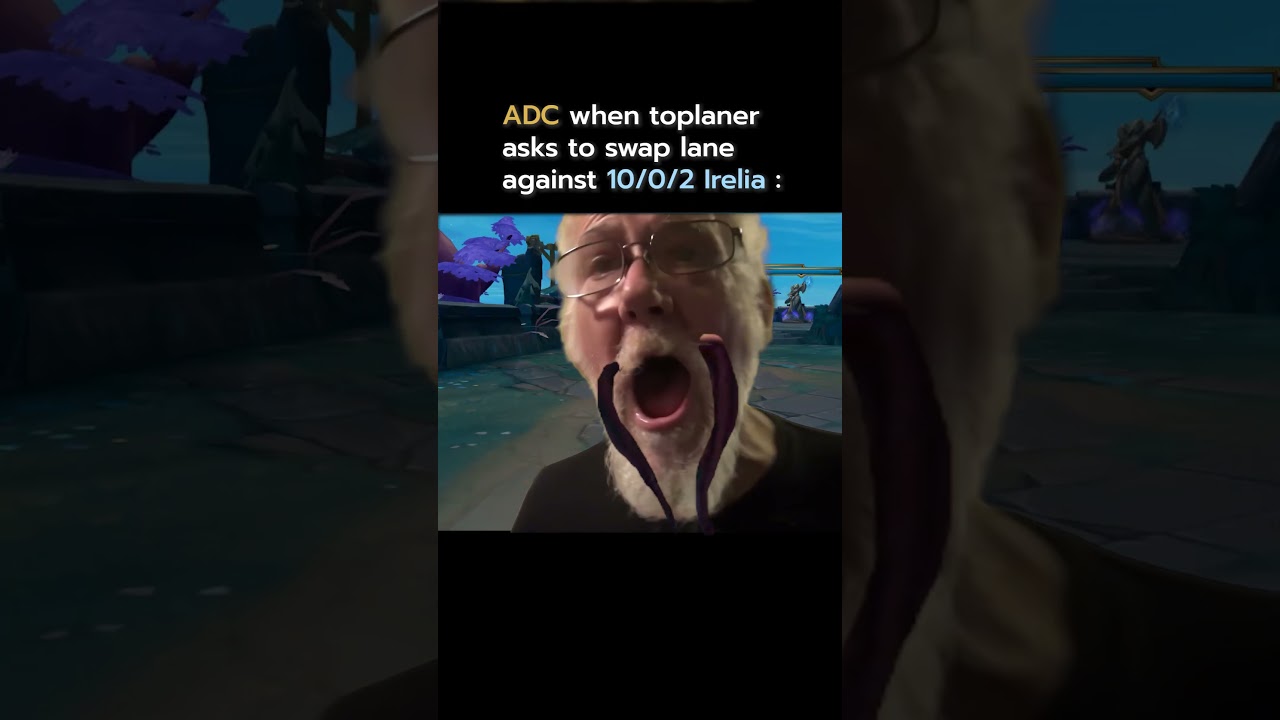 This Is Why ADCs Never Swap Lanes! #leagueoflegends #gaming #memes
