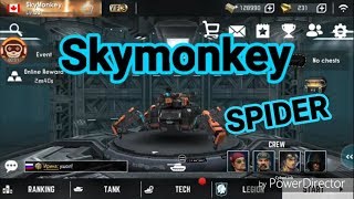Tank Strike Skymonkey Blue Series VIP Frenzy Spider