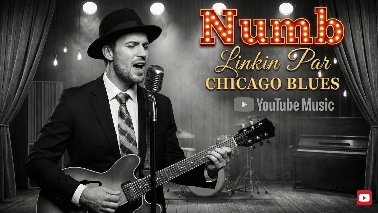 Numb Chicago Blues Cover 🎸🔥 | Deep Soul Blues Version with Vintage Club Vibes
